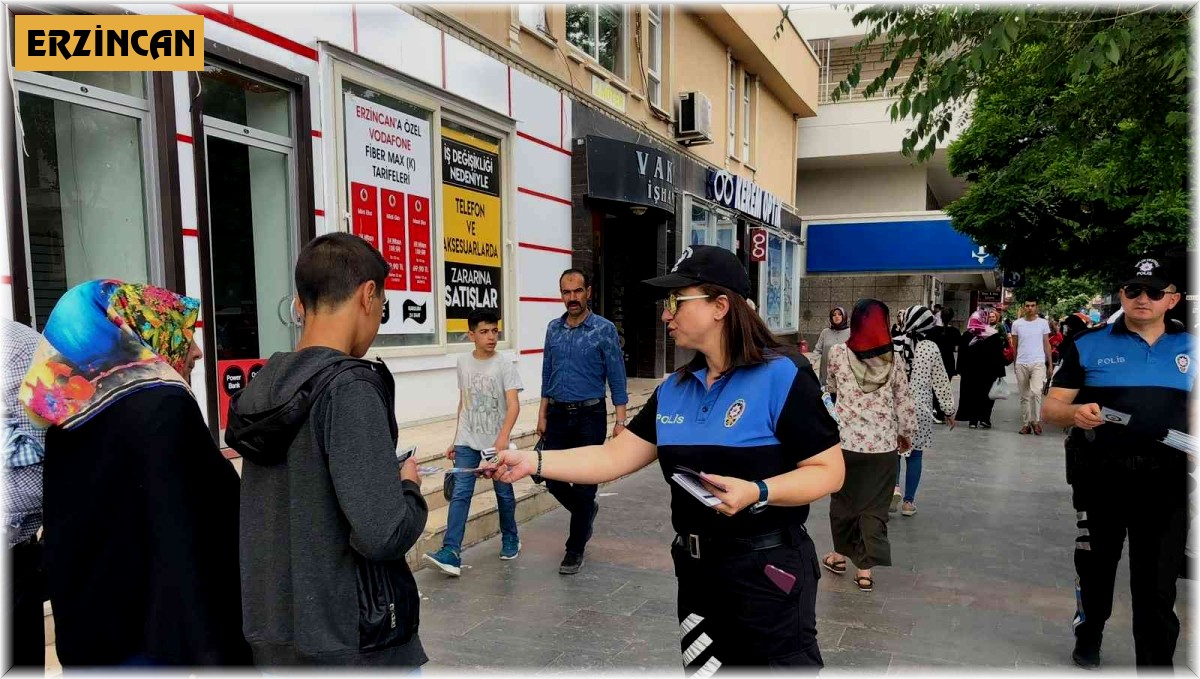 Erzincan polisi hırsızlara ve dolandırıcılara karşı vatandaşları uyardı