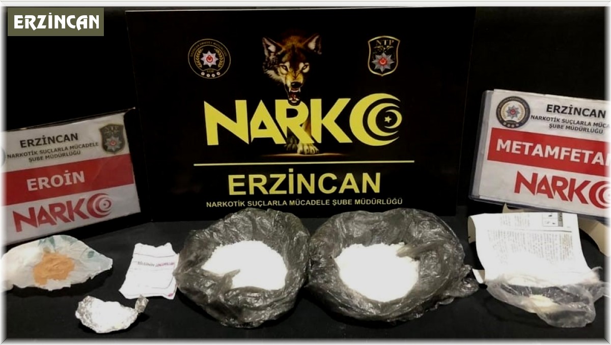 Erzincan polisi uyuşturucuya geçit vermiyor