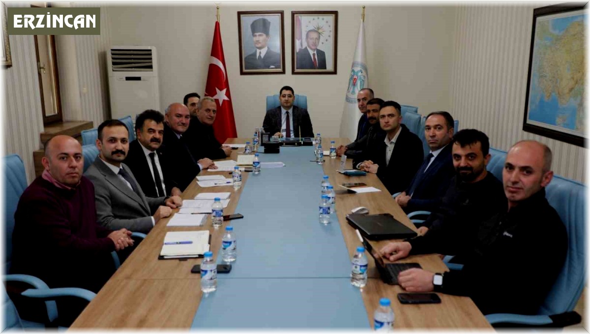 "Erzincan Savunma Sanayi Yatırımları Çalıştayı" ile ilgili toplantı düzenlendi