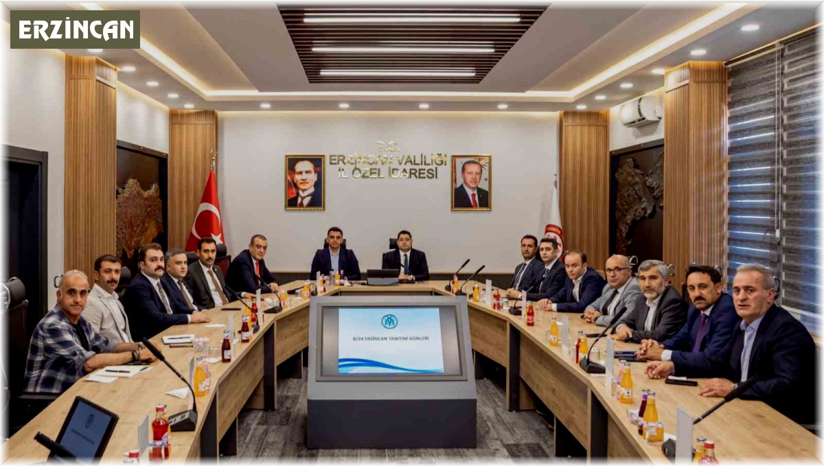 Erzincan Tanıtım Günleri kapsamında toplantı yapıldı