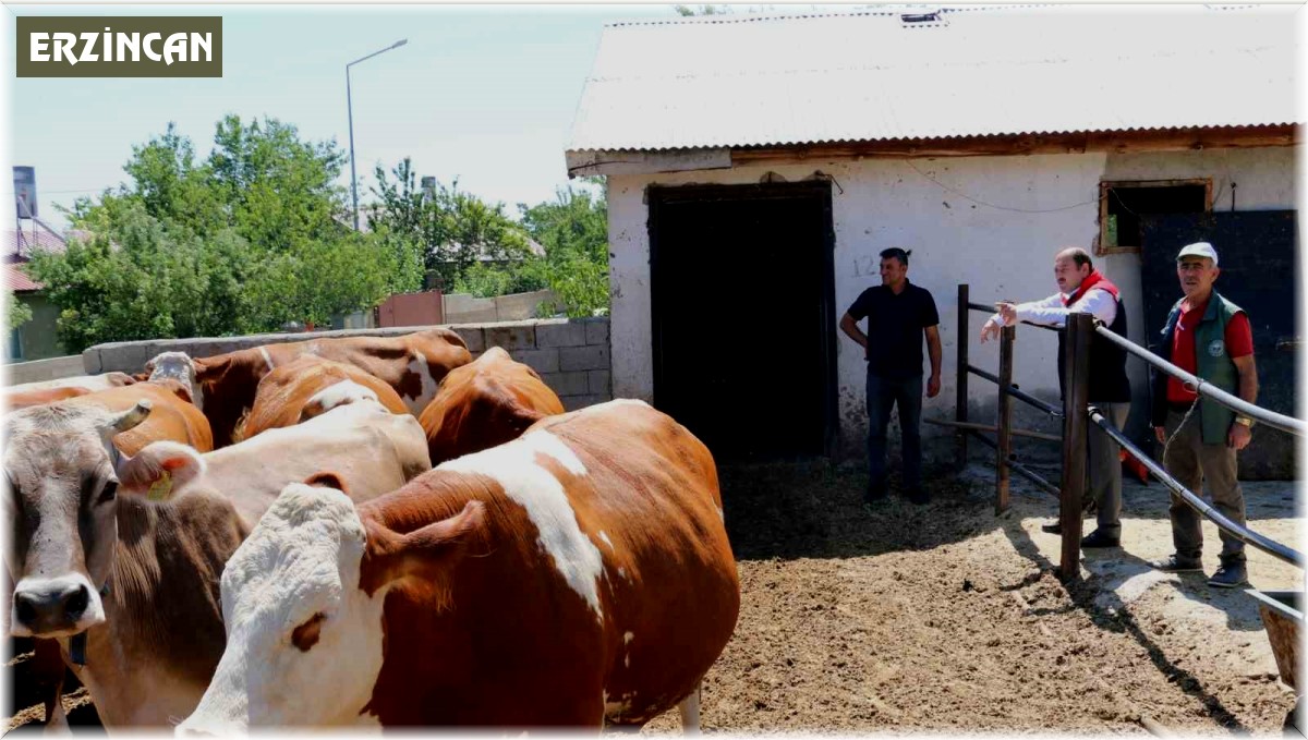 Erzincan Tarımdan küçük aile işletmelerine ziyaret