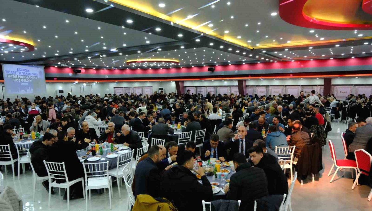 Erzincan TSO'nun iftar programı yoğun katılımla gerçekleştirildi
