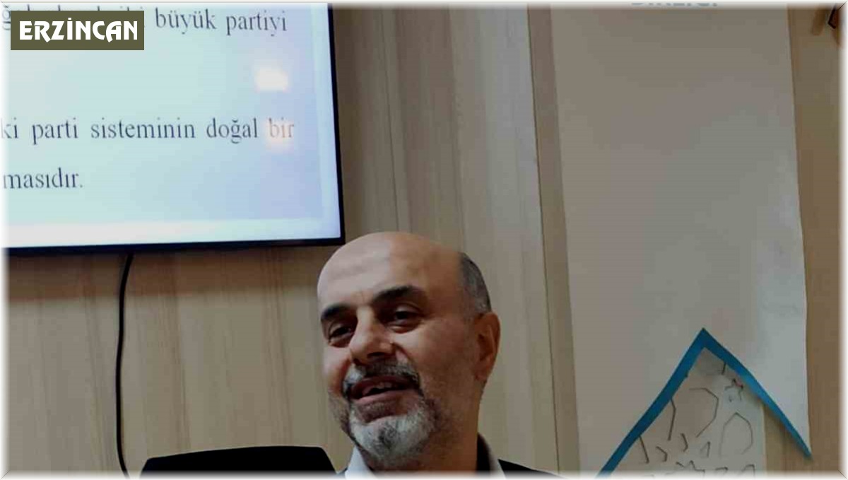 Erzincan TYB'de demokrasi ve seçimler konuşuldu