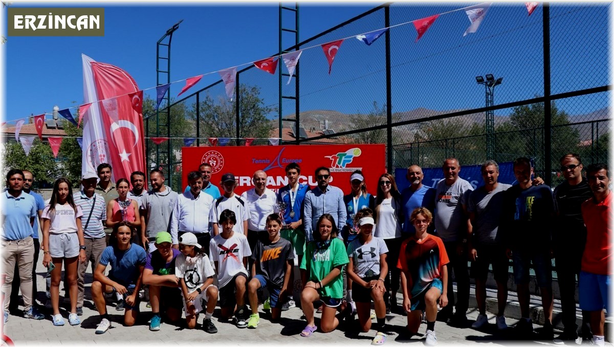 Erzincan uluslararası tenis turnuvasına ev sahipliği yaptı