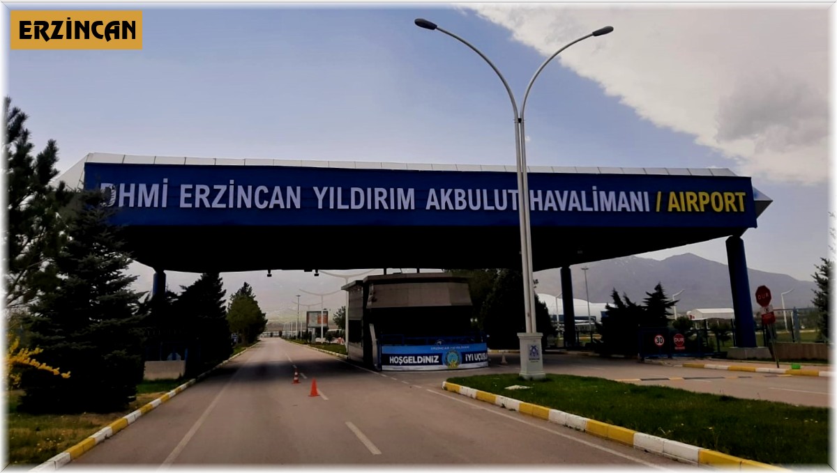 Erzincan Yıldırım Akbulut Havalimanı'ndan nisan ayında 18 bin 976 yolcu faydalandı