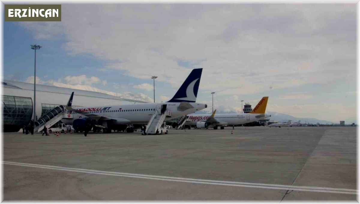Erzincan Yıldırım Akbulut Havalimanı'ndan nisan ayında 37 bin 566 yolcu faydalandı