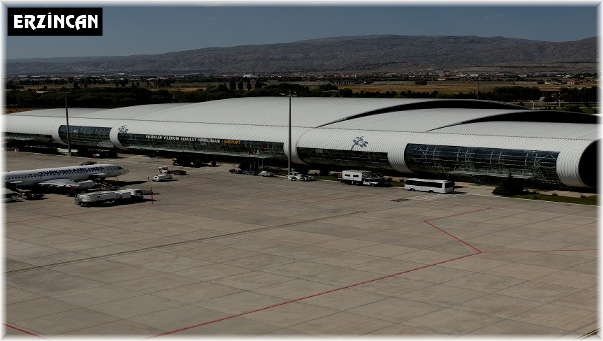 Erzincan Yıldırım Akbulut Havalimanı'ndan temmuz ayında 33 bin 200 yolcu faydalandı