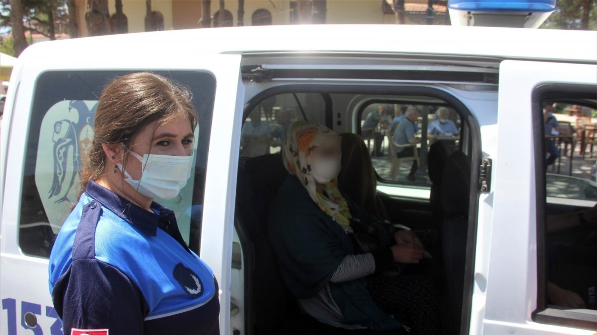 Erzincan zabıtasından dilencilere yönelik uygulama