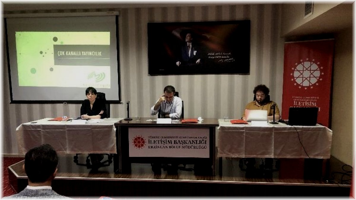 Erzincan’da yerel medya temsilcilerine ’çok kanallı yayıncılık’ sunumu