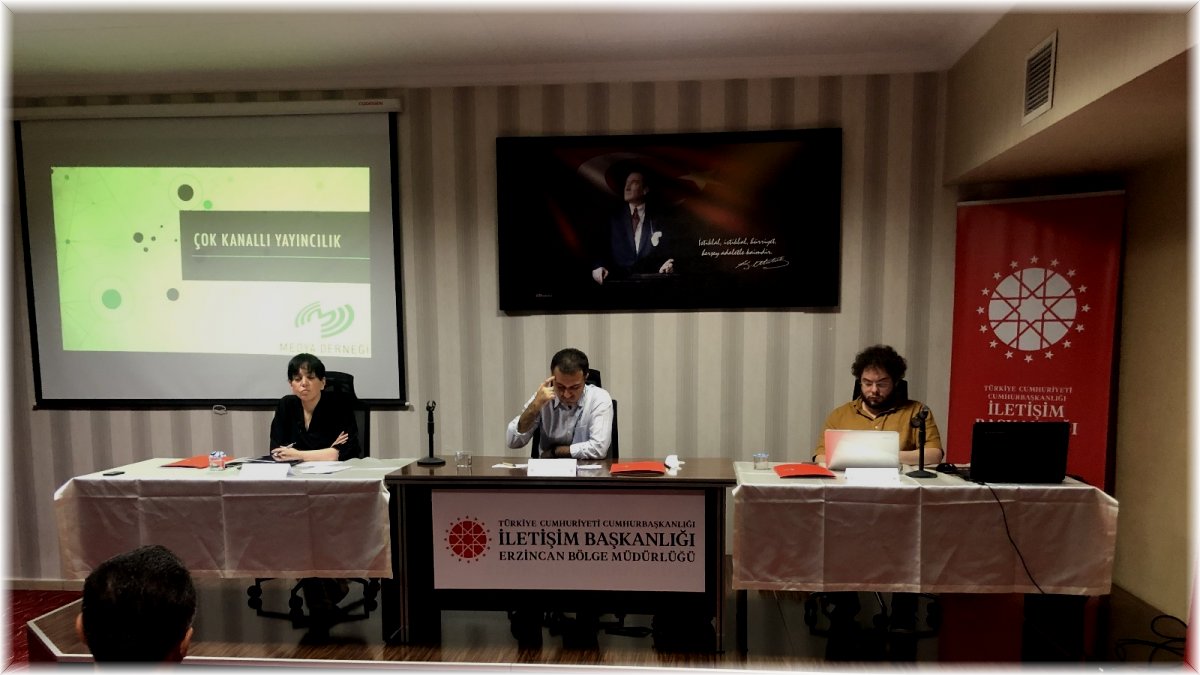 Erzincan’da yerel medya temsilcilerine ’çok kanallı yayıncılık’ sunumu