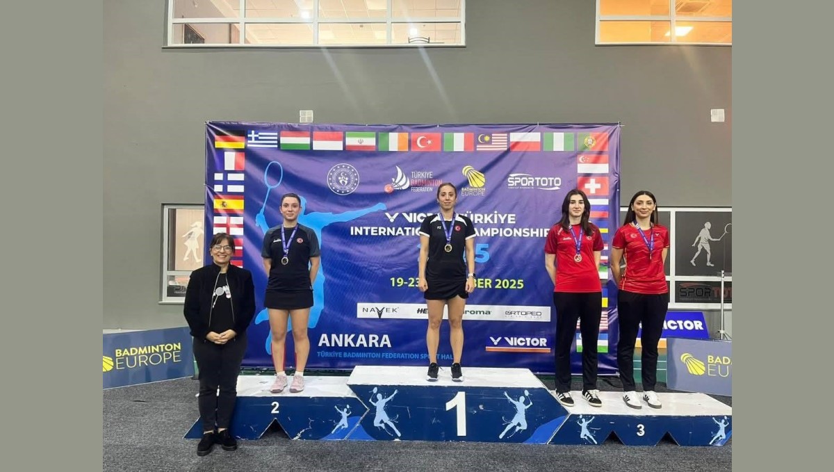 Erzincanlı badmintonculardan uluslararası şampiyonada 3 altın, 2 bronz madalya