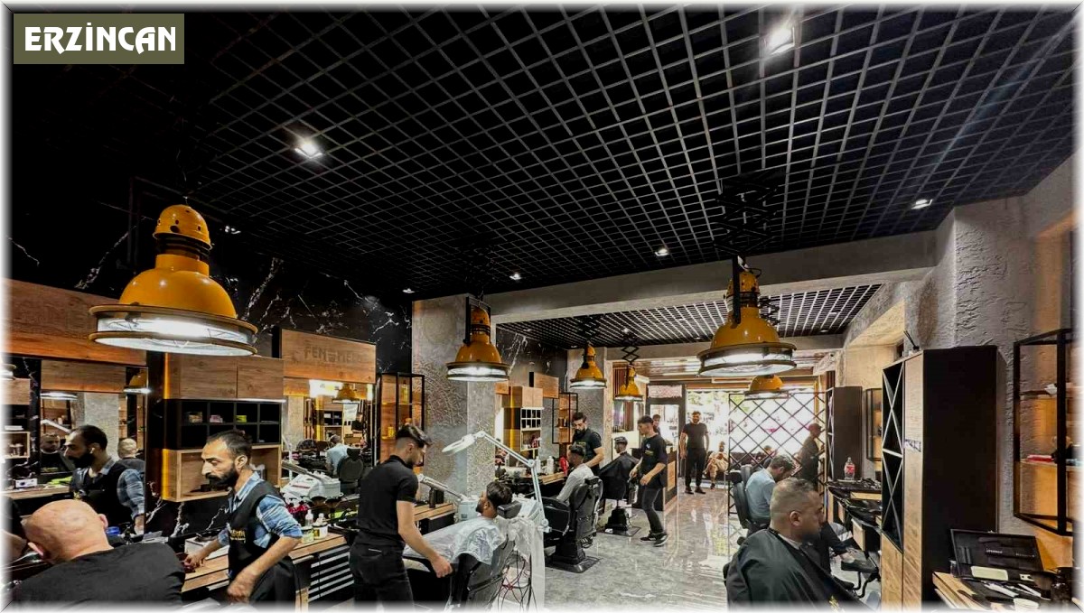 Erzincanlı berberlerin yoğun bayram mesaisi başladı