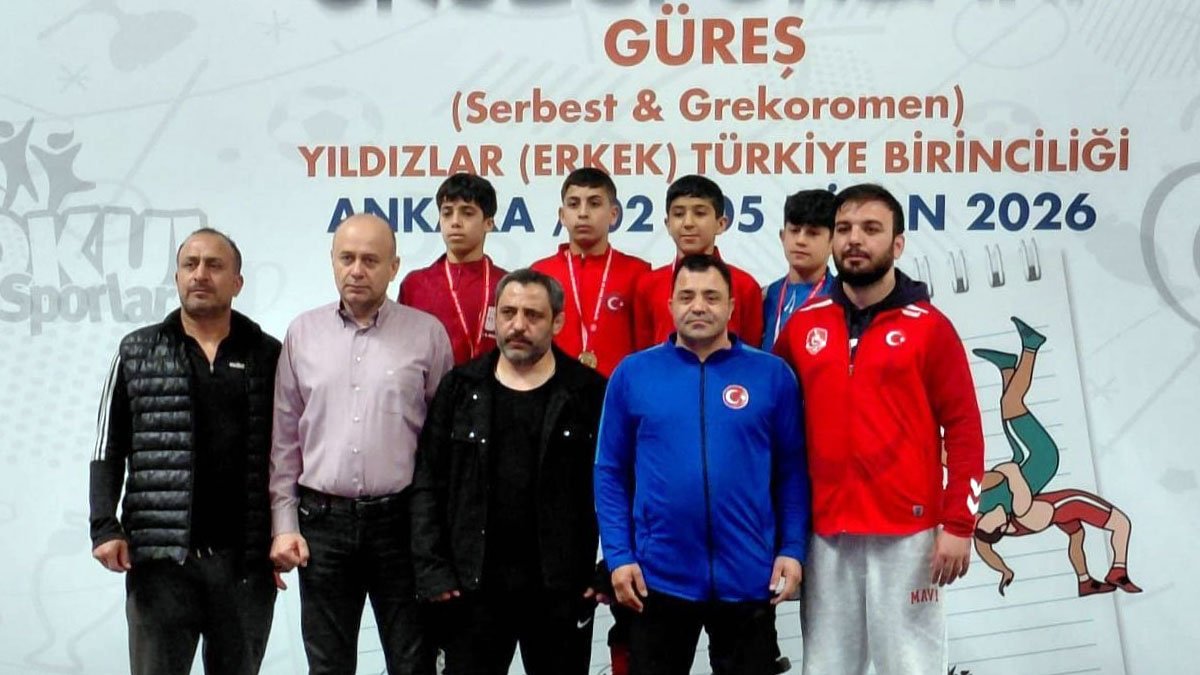 Erzincanlı güreşçi Anzor Yasin, Grekoromen Yıldızlar Türkiye Şampiyonası’nda üçüncü oldu