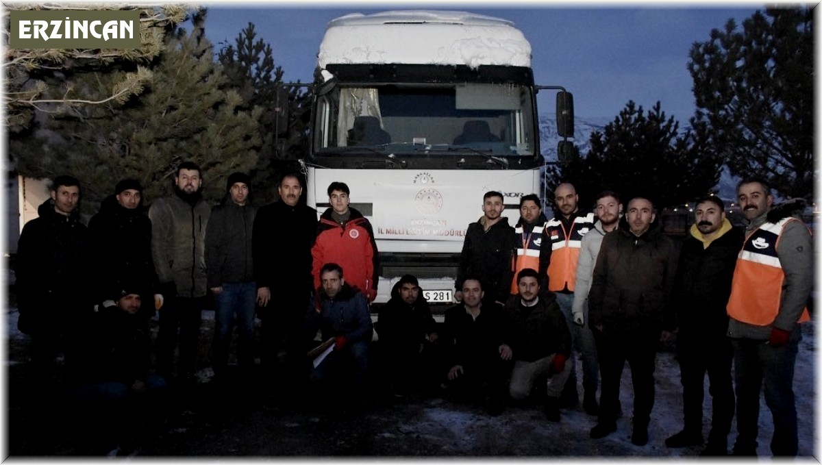 Erzincanlı Şavaklı gençlerden depremzedelere 517 bin TL destek