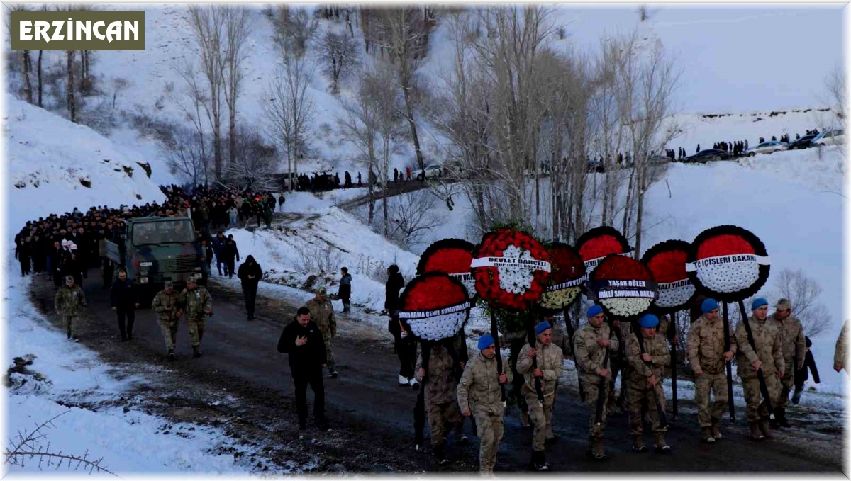 Erzincanlı şehit son yolculuğuna uğurlandı