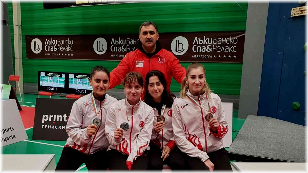 Erzincanlı sporcular Badminton Milli takımının gururu oldu