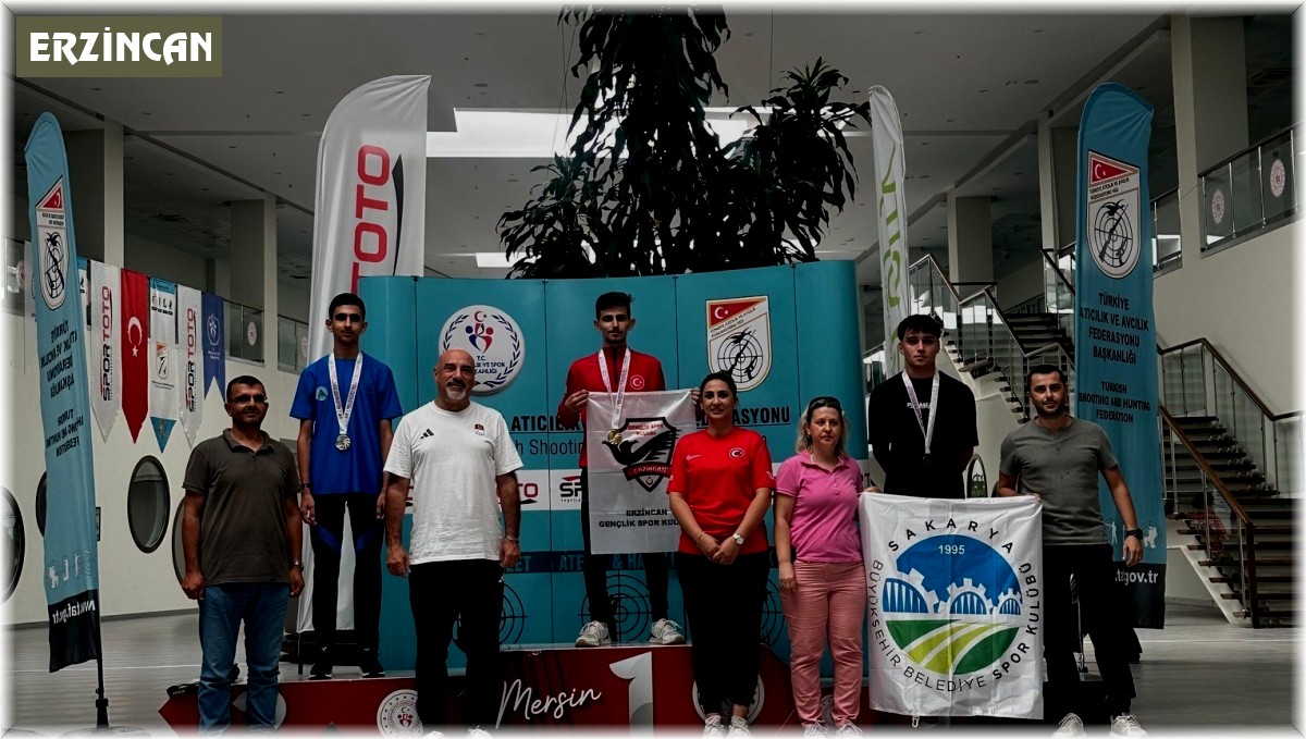 Erzincanlı sporcular havalı silahlarda şampiyon