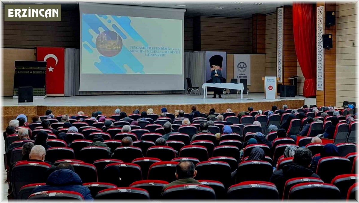 Erzincanlı umrecilere eğitim semineri