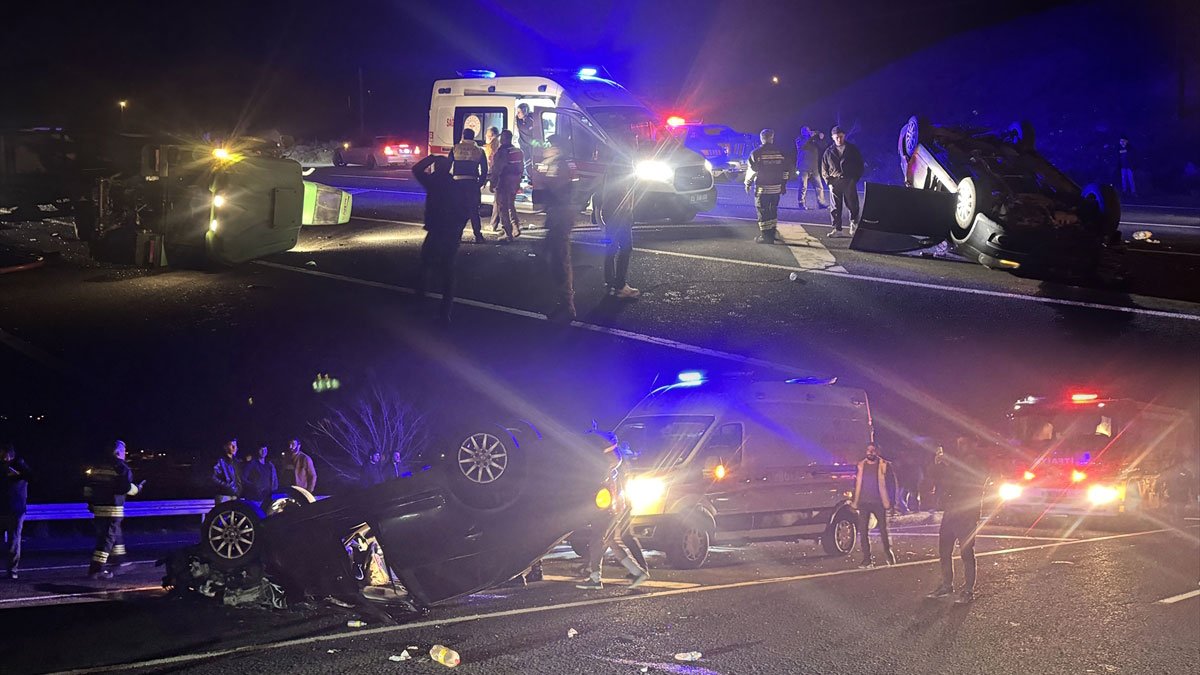 Erzurum-Ardahan yolunda otomobil ile traktör çarpıştı: 3 kişi yaralandı