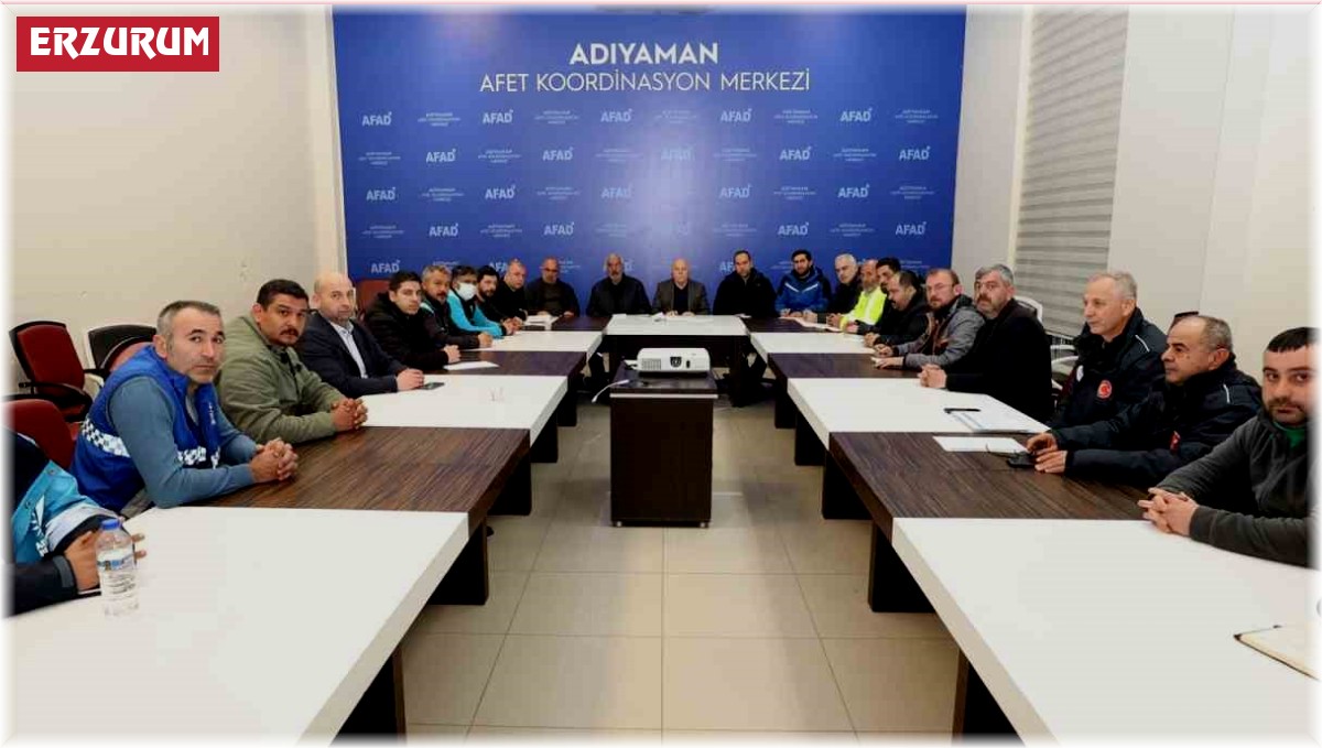 Erzurum Büyükşehir Adıyaman'a da hizmet karargâhı kurdu