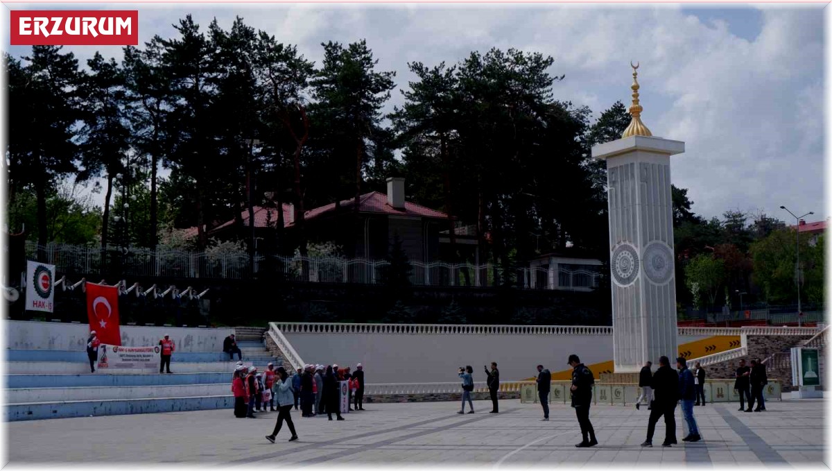 Erzurum'da 1 Mayıs'ta sessiz kutlama