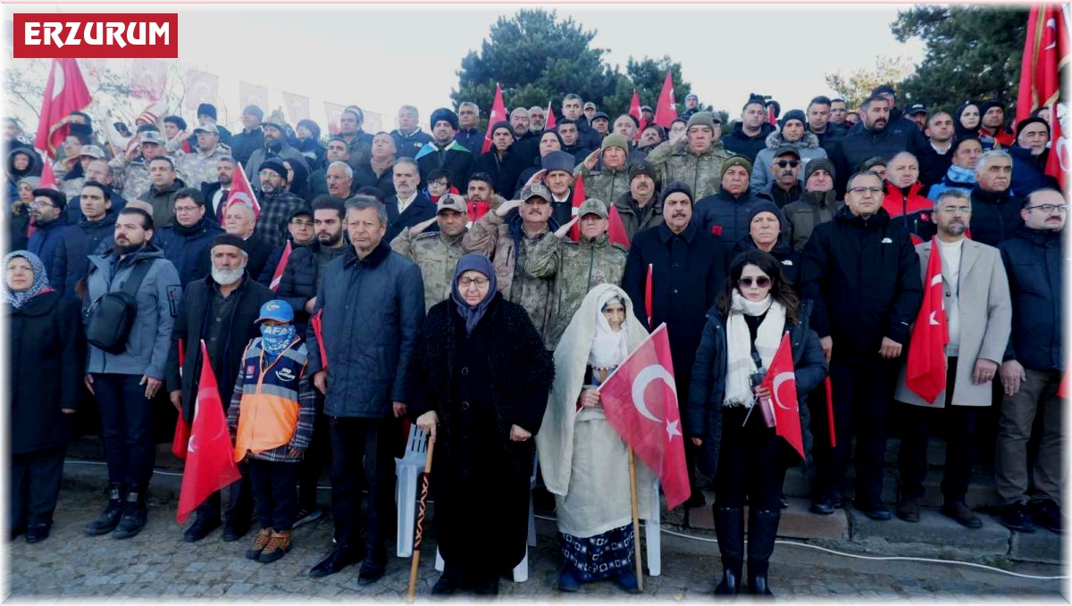 Erzurum'da 147 yıl önceki kahramanlık ruhu bir kez daha yaşatıldı