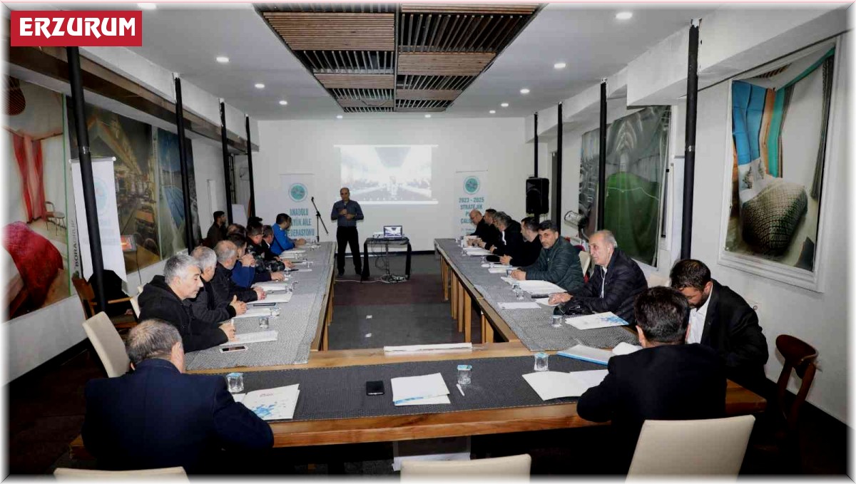 Erzurum'da "2023-2025 Stratejik Plan Çalıştayı" düzenlendi