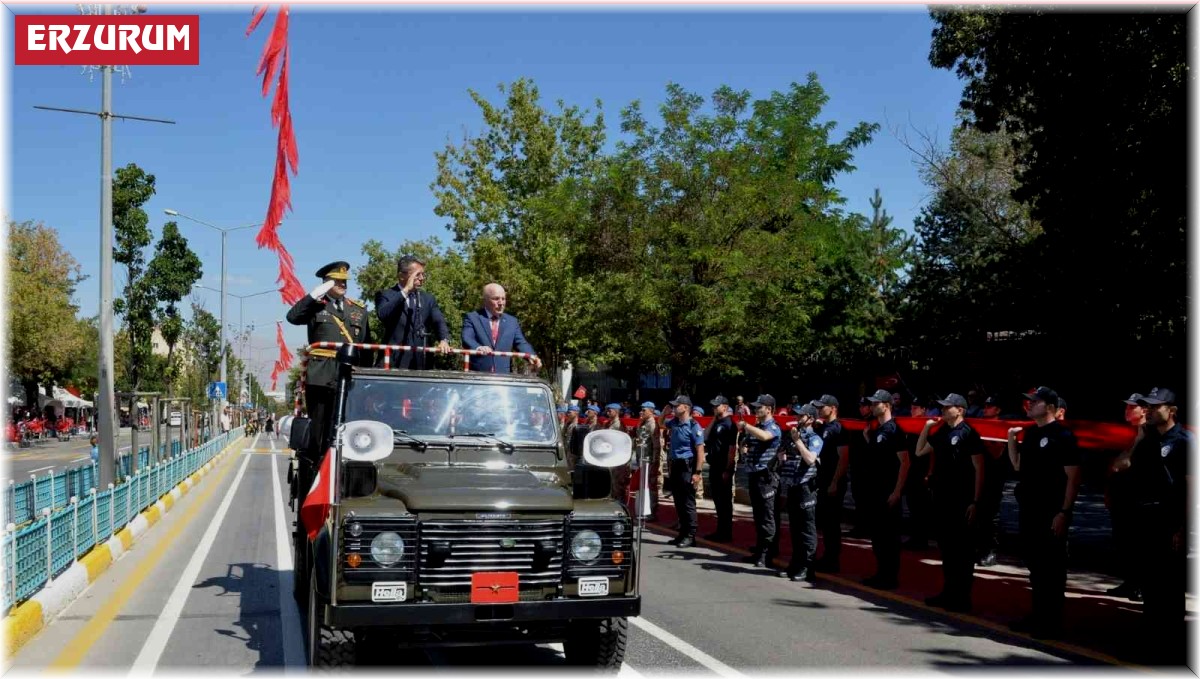 Erzurum'da 30 Ağustos Zafer Bayramı coşkusu