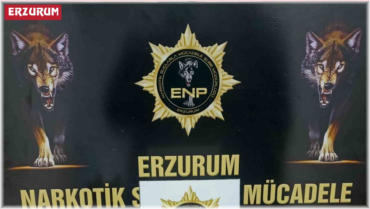 Erzurum'da 343 gram metamfetami yakalandı