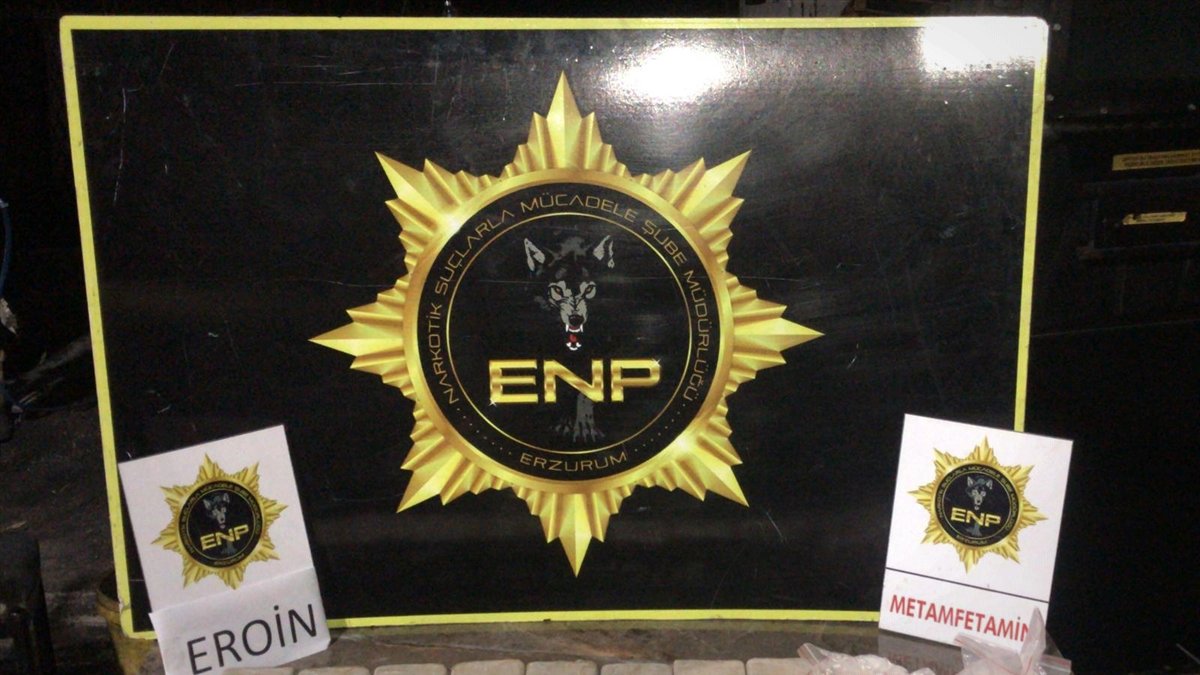Erzurum'da 56,5 kilogram uyuşturucu ele geçirildi