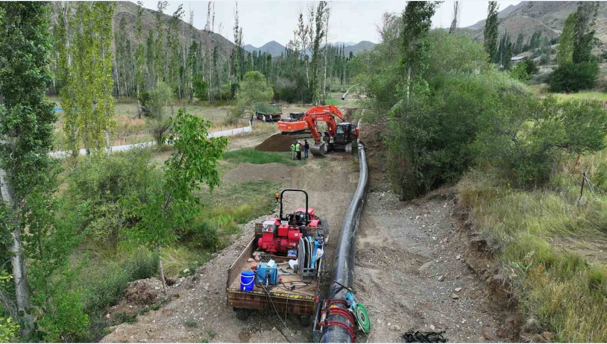 Erzurum'da 6 bin 860 dekar arazi modern sulamaya kavuşuyor
