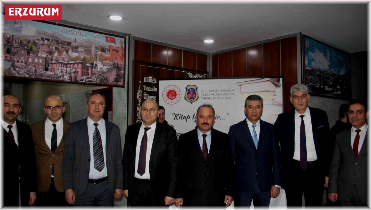 Erzurum'da cezaevlerindeki mahkumlar için kitap kampanyası başlatıldı