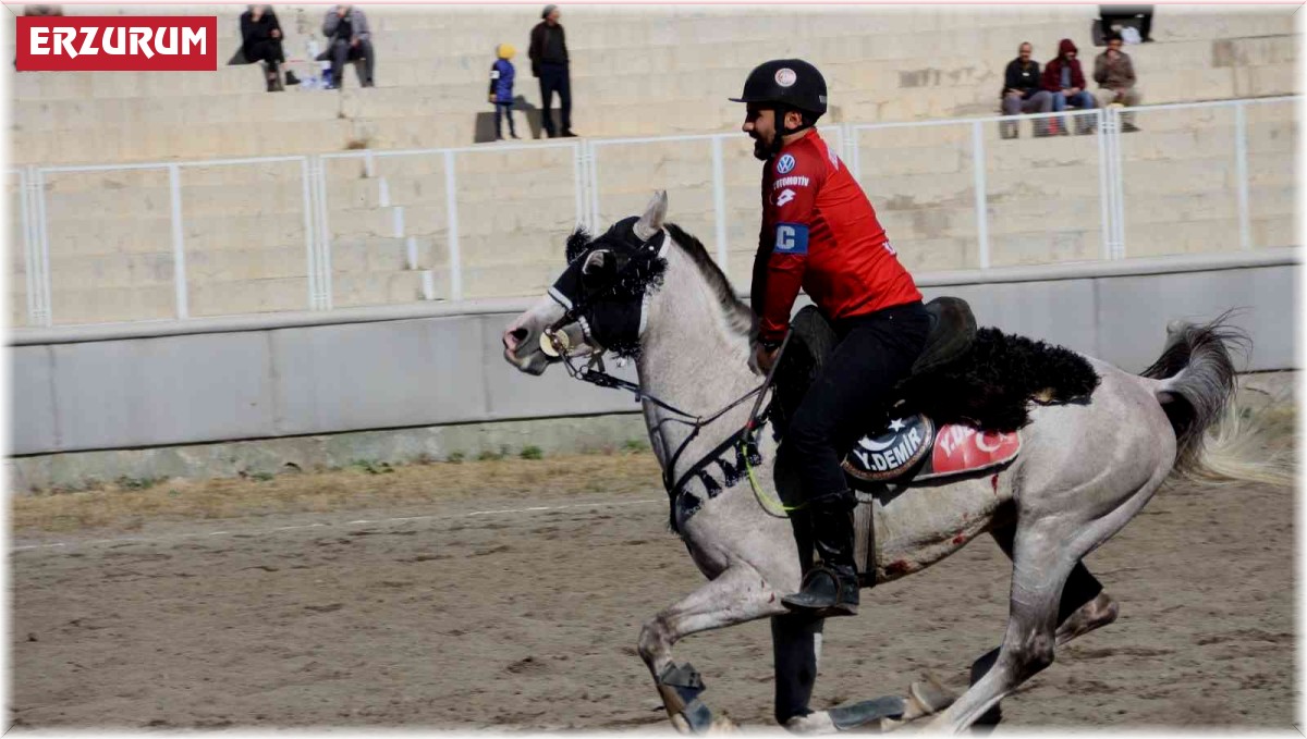 Erzurum'da Cirit 1. Lig müsabakaları devam ediyor