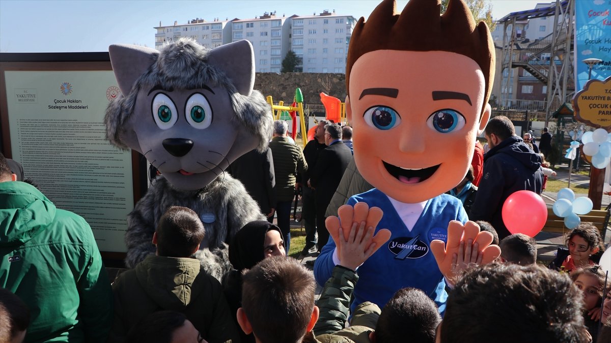 Erzurum'da Çocuk Hakları Parkı açıldı