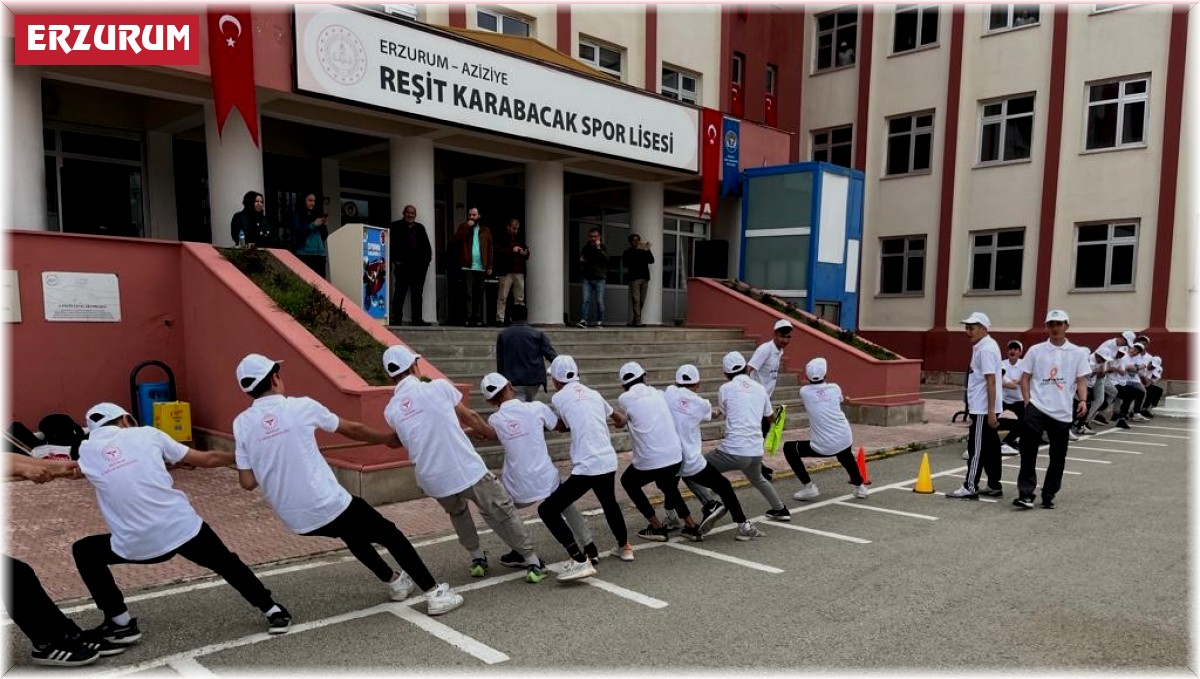 Erzurum'da çocuk oyunları etkinliği