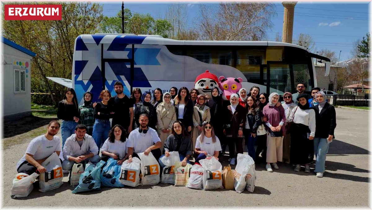 Erzurum'da çocuklar için kütüphane kurdular