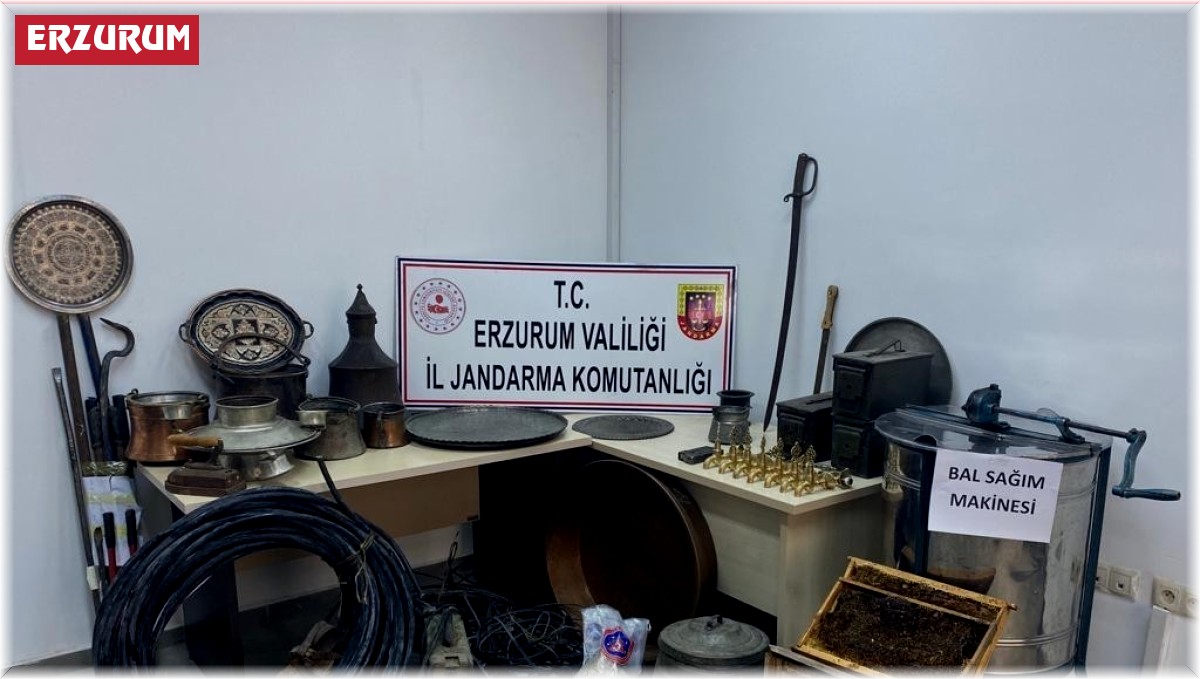 Erzurum'da çok sayıda faili meçhul hırsızlık olayı aydınlatıldı: 4 tutuklama