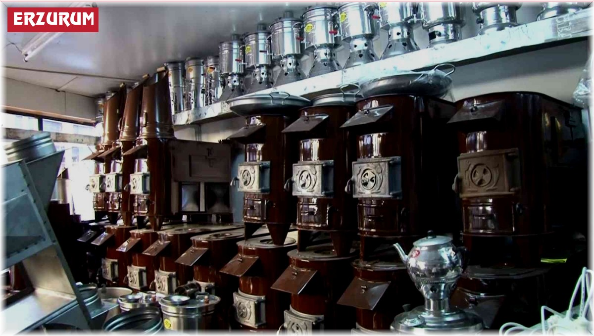 Erzurum'da donduran soğuklar yaklaşırken, soba ustaları mesaiye başladı