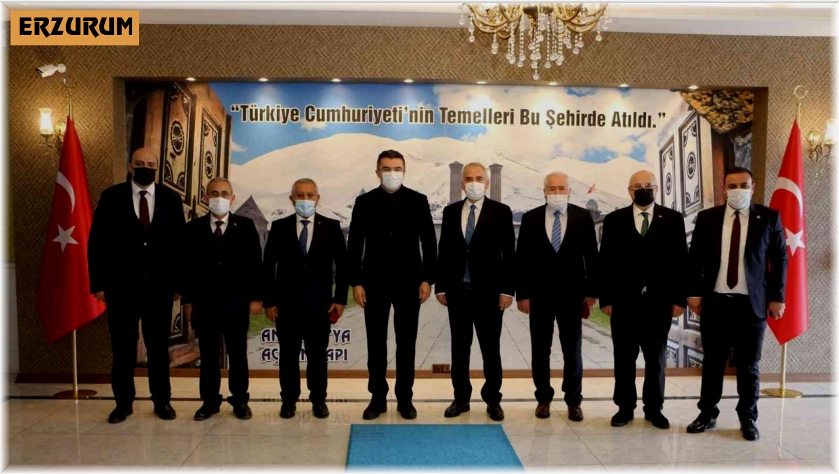 Erzurum'da enerji dolu temaslar