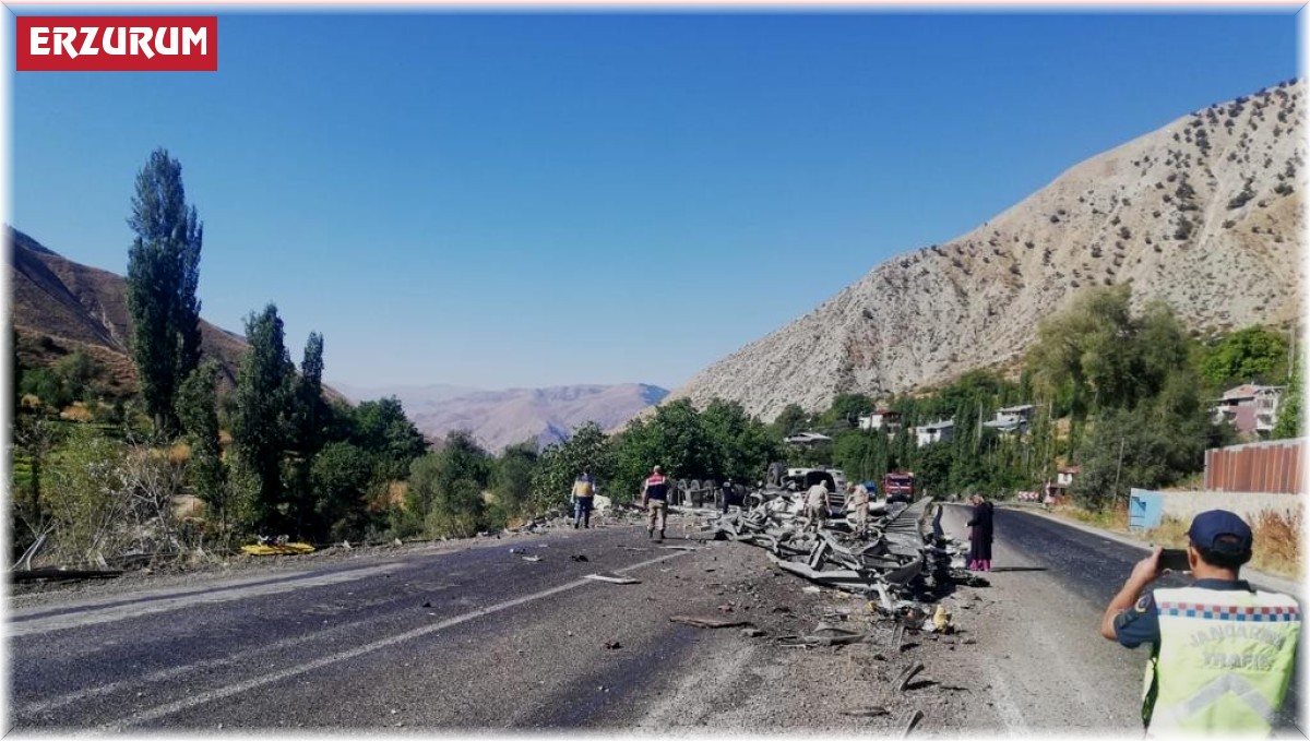 Erzurum'da feci kaza: 1 ölü
