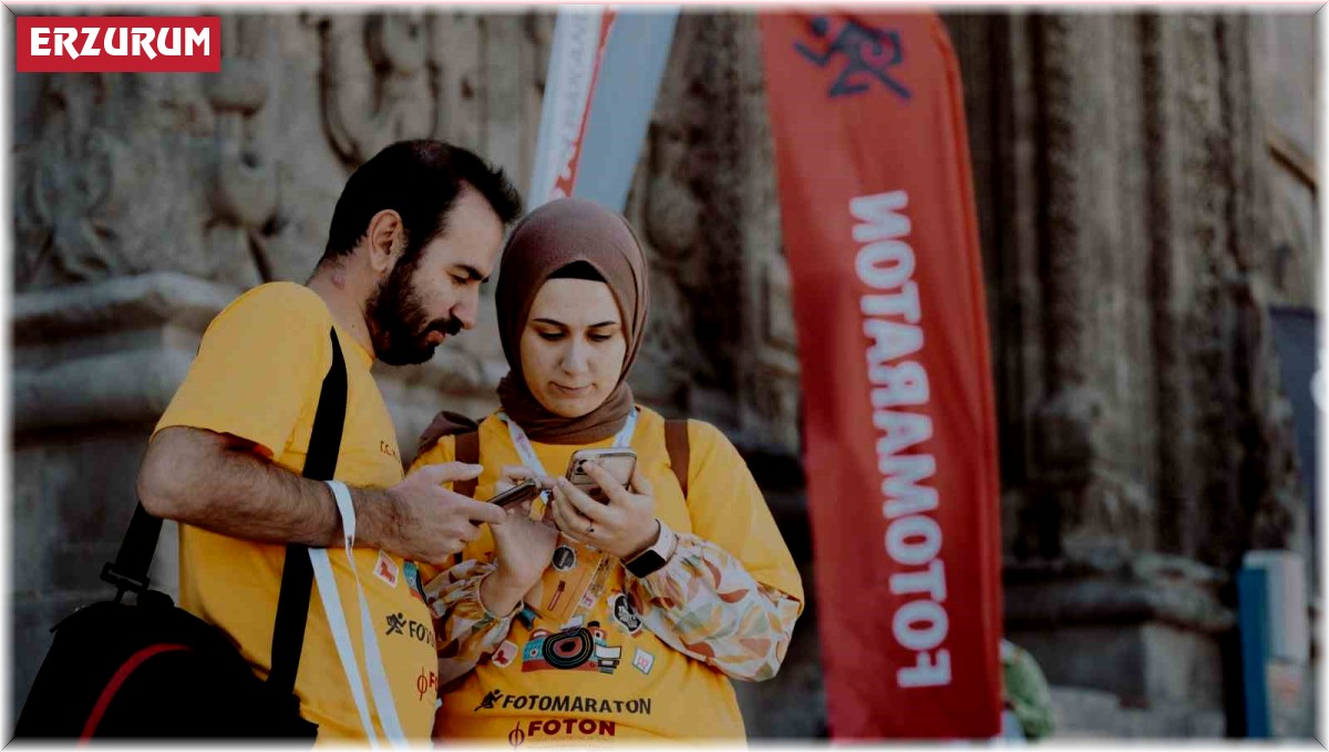 Erzurum'da foto maratona büyük ilgi