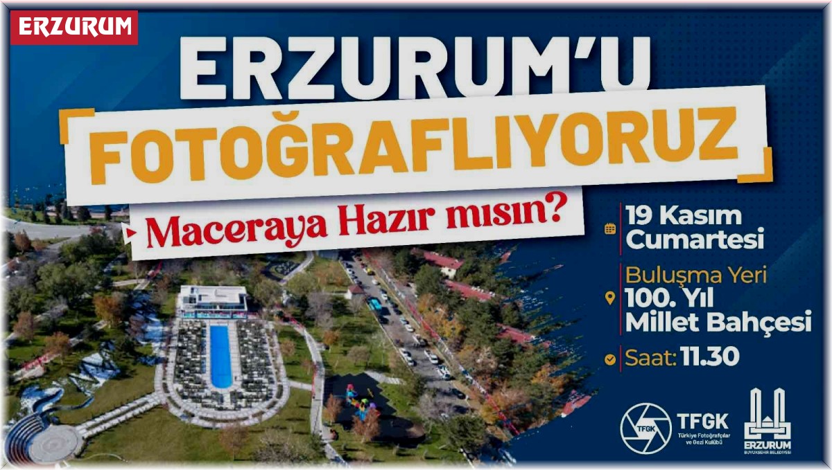 Erzurum'da fotoğraf ve tiyatro rüzgarı esecek