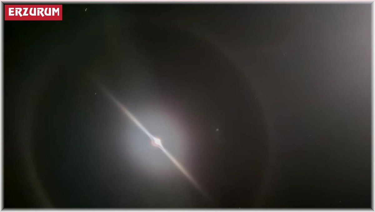 Erzurum'da garip doğa olayı