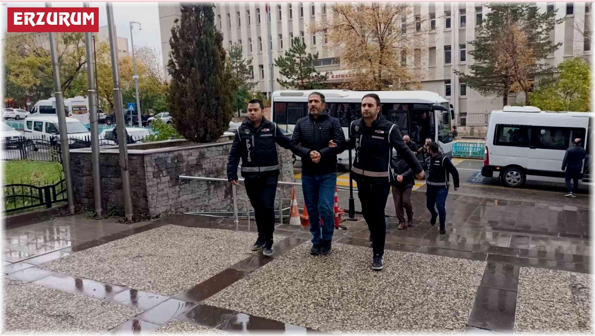 Erzurum'da Gazi Turgut Aslan Operasyonu'nda 7 zanlı tutuklandı