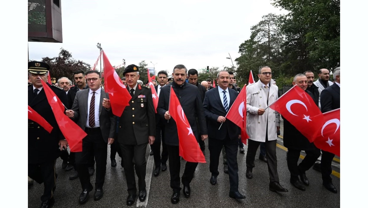 Erzurum'da Gaziler günü dolayısıyla kortej yürüyüşü düzenlendi