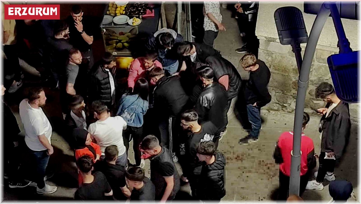 Erzurum'da gençlerin kavgası kanlı bitti