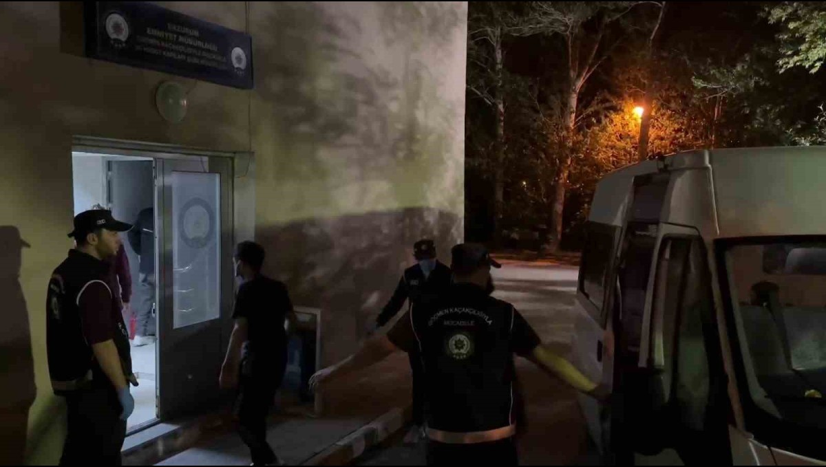 Erzurum'da göçmen kaçakçılığı operasyonu