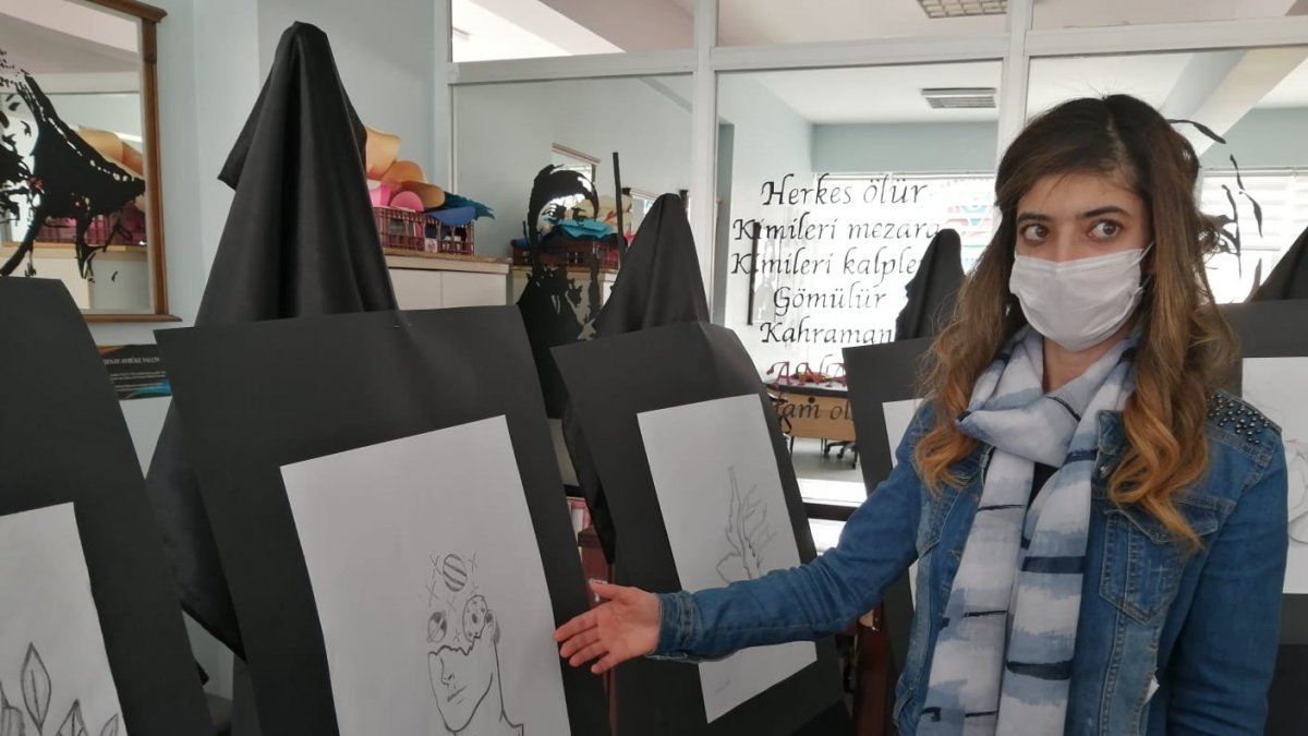 Erzurum'da gül gibi sergi