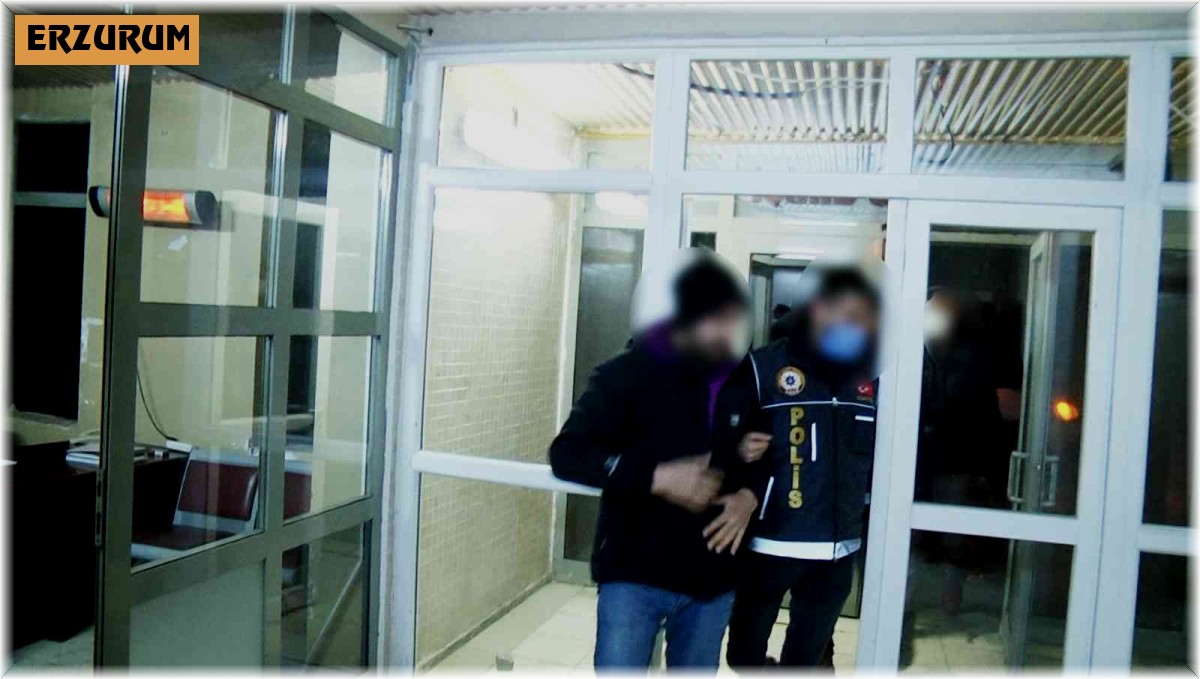 Erzurum'da hakkında kesinleşmiş hapis cezası bulunan 4 kişi yakalandı