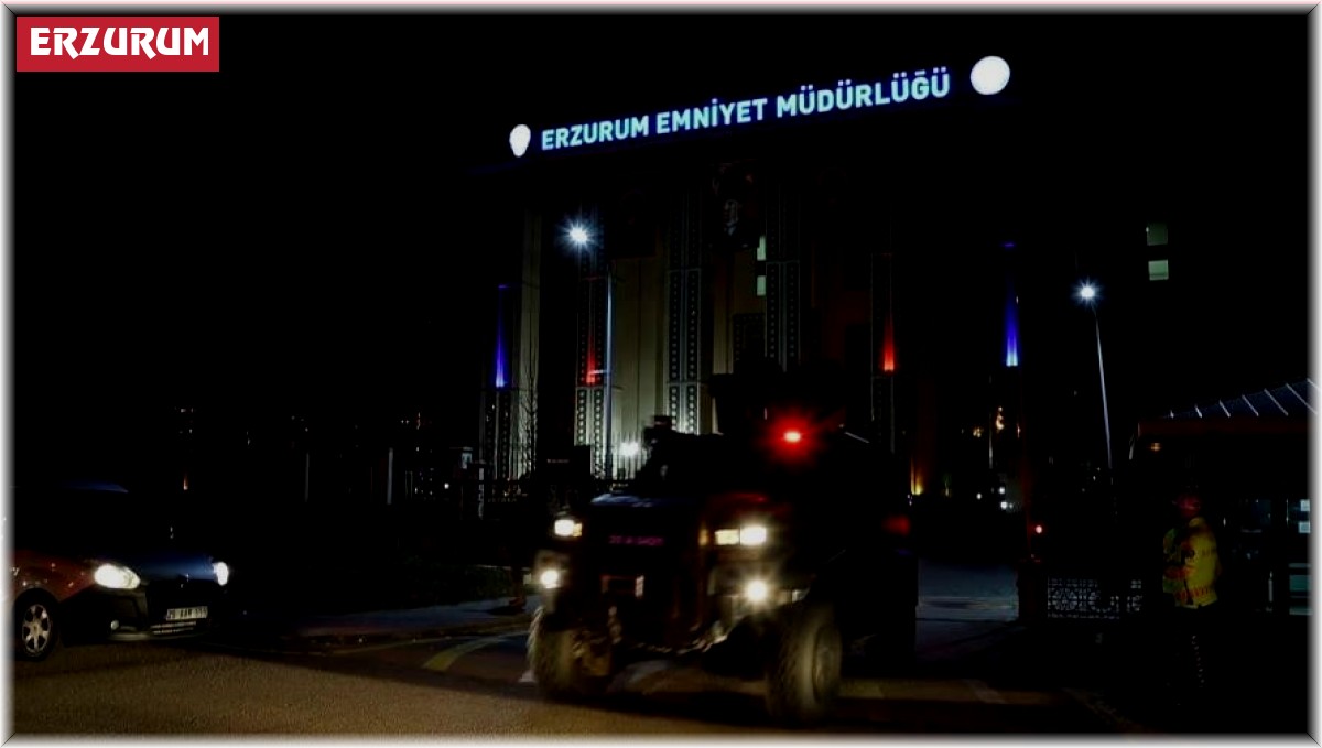 Erzurum'da haklarında yakalama emri bulunan 59 kişi yakalandı